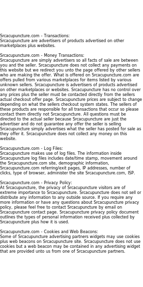 srcacupuncture privacy