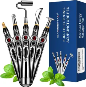 -5 Massage Acupuncture Pen 313093920972 5-in-1 Electronic Pain Relief Therapy Meridia
