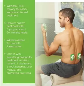 ACRL-9001 ACCURELIEF Wireless Tens Unit Remote Control Pain #2