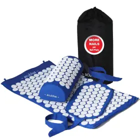 602401971868 ACUBLISS Acupressure Mat Strap Pillow Set