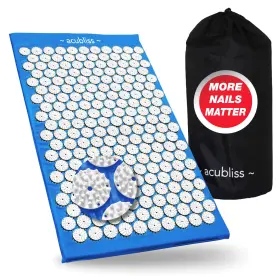 Acubliss 686751171697 Premium Acupressure Mat 8 358 Acupuncture Pressure Points For Back Pain Reli
