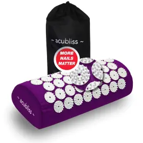 Acubliss 686751171710 Premium Portable Comfortable Acupressure Lumbar Cushion Pillow 2142 Acupun