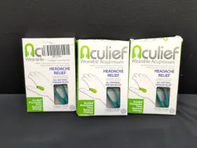 Aculief 850748004149 Wearable Acupressure For Headaches And Migraine Relief Pack Of 3
