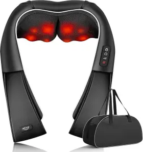 CAMA2101 ALLJOY Shiatsu Neck Massager Heat Electric Tissue