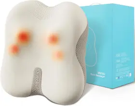 Arboleaf 850059066812 Back Massager For Pain Relief Deep Tissue Shiatsu Neck Ivory