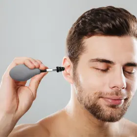 Authhair Ep4980 Tinnitus Relief Patch Ear Pressure Device Suction Large Gray