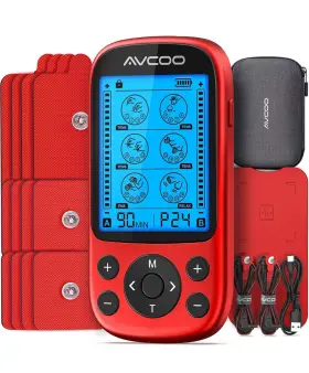 TA2224C AVCOO Tens Unit Ems Muscle Stimulator Pulse Massager
