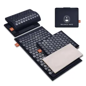 753287428424 BALANCE MATE Acupressure Mat Pillow Set Neck Fo