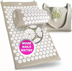 170020 BED OF NAILS Eco Acupressure Mat Pillow Set Pressure