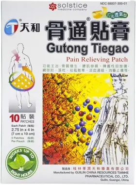 THG01367 BIRSPPY Tianhe Gutong Tiegao Pain Relieving Patch