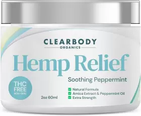 033255082781 CLEARBODY ORGANICS Hemp Cream Maximum Pack