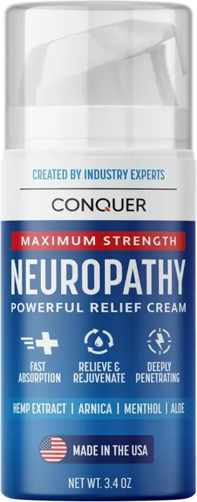 804859859686 CONQUER PRODUCTS Neuropathy Relief Cream Nerve