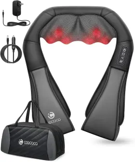 0767461983999 COOCOCO Shiatsu Neck Massager Heat Fathers