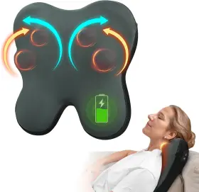 CPL-1147 CUPILO Massager Heat Fsa Hsa Eligible Cordless Neck