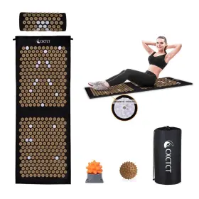 083782903410 CXCTCT Yoga Acupressure Mat Set Massage Magnetic