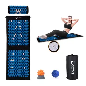 794094245088 CXCTCT Yoga Acupressure Mat Set Massage Magnetic