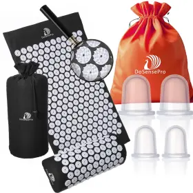 Dosensepro 6a16c311bfab7e386e651ab9 Ultimate Pain Relief And Wellness Bundle Acupressure Mat Pillow Set