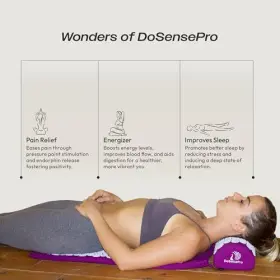 717010346874 DOSENSEPRO Acupressure Mat Pillow Set Gel Pack #3