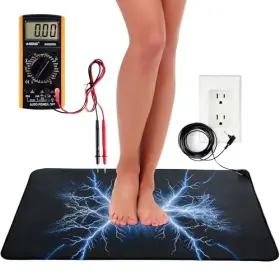 Earthvera Mat-01 Grounding Mat For Feet - With Multimeter Monitoring Body Voltage Drop