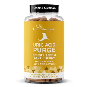 Eu Natural 855244008127 Purge Uric Acid Flush Eat And Drink What You 60 Count Pack Of 1 Herbal