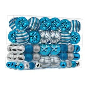 CB-100-1 FORSYLVANAS JEWELRY Christmas Balls Ornaments Set