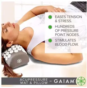 445035354361 GAIAM Acupressure Mat Pillow Set Acupuncture #3