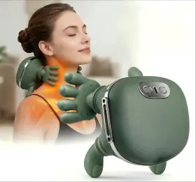 Genesandro Ym-n8 Neck And Shoulder Massager For Pain Relief Deep Tissue Bionic Electric Back