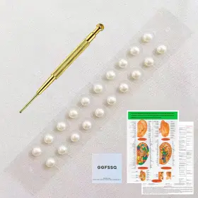ZHEXT01 GGFSSQ Pearl Ear Acupuncture Acupressure Seed Kit