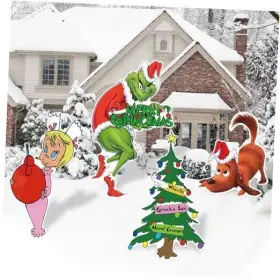 GHONXEUR-122 GHONXEUR Christmas Decorations Yard Sign Stakes