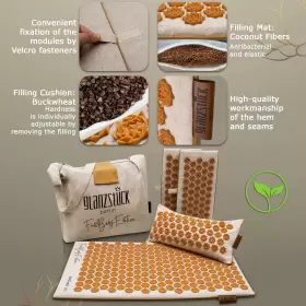 696397797465 GLANZST CK BERLIN Acupressure Mat Set Body #3