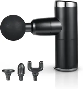 H M 2627 Hom Deep Tissue Mini Massage Gun - Quiet And Portable Handheld Massager Black