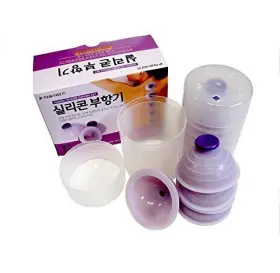 888429136063 HANSOL MEDICAL Bu Hang Touch Silicon Cupping Set