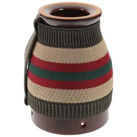 Healifty H099m45r2128mb7 Cup Ceramic Burner Holder Moxa Box Scraping Can Cone Burning Tool Brown