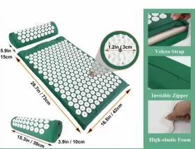 313050964971 HEMINGWEIGH Acupressure Mat Pillow Set Pain Tote #2
