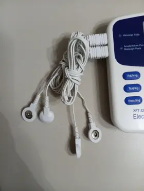 XFT-320 HOME MASSEUR Electrical Stimulator Dual Tens Pen Pads #2