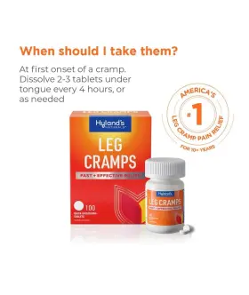 9562 Leg Cramps Tablets Natural Pain Relief Hyland #3