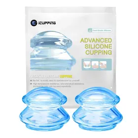Icupping Lgs1-4 Silicone Cupping Set Vacuum Suction Therapy Sets For Body Massage De