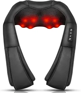 793811638332 IKRISTIN Neck Massager Heat Shiatsu