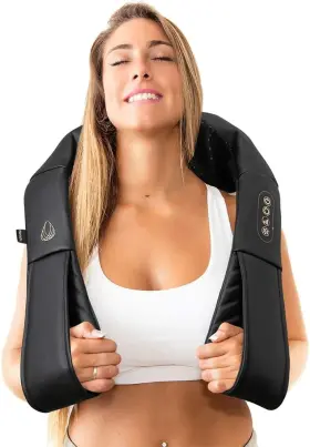 TE-889 INVOSPA Shiatsu Neck Massager Heat Tissue