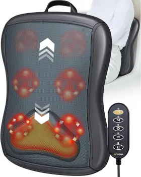 3307 JZBRAIN Shiatsu Massager Heat Up Down Rolling Massage