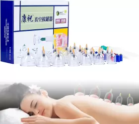 689998583728 KANGZHU Cupping Set Cups Acupoint Therapy