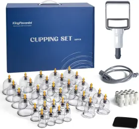 Ld-cs KINGPAVONINI Cups Cupping Therapy Set