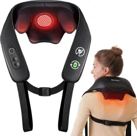 KNB1 KNQZE Neck Massager Heat Cordless Fsa