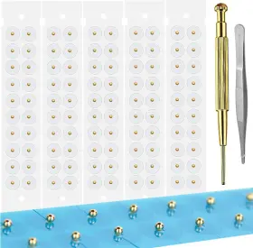 Litelogy 1p-0lzj-adfb Ear Seeds Acupuncture Kit - 100 Pieces Acupressure With Ears Seed Bonus