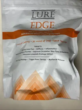 Lure Edge X000wstakh New Advanced Body Cupping System 4 Cups Kit S M L Xl Muscle Massage