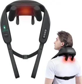 NK-NM10 MEDCURSOR Neck Massager Cordless Massage Nodes Tissue
