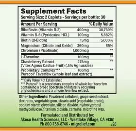 797134 MIGRELIEF Nutritional Menstrual Migraine Sufferers #3