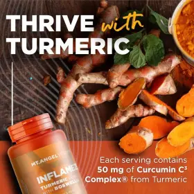 A1009 MT. ANGEL VITAMINS Inflameze Boswellia Curcumin Bromela #3