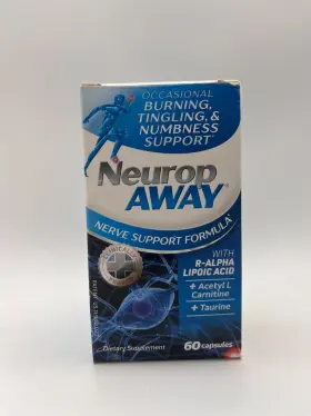 Neuropaway 863948000200 Neurop Away Nerve Support Formula Capsules 60ct Exp 02/26 Sealed Mr 823