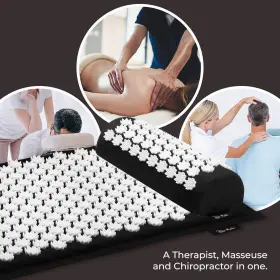 426836765730 NEWPRODUCT Acupressure Mat Pillow Set Neck Pain #2